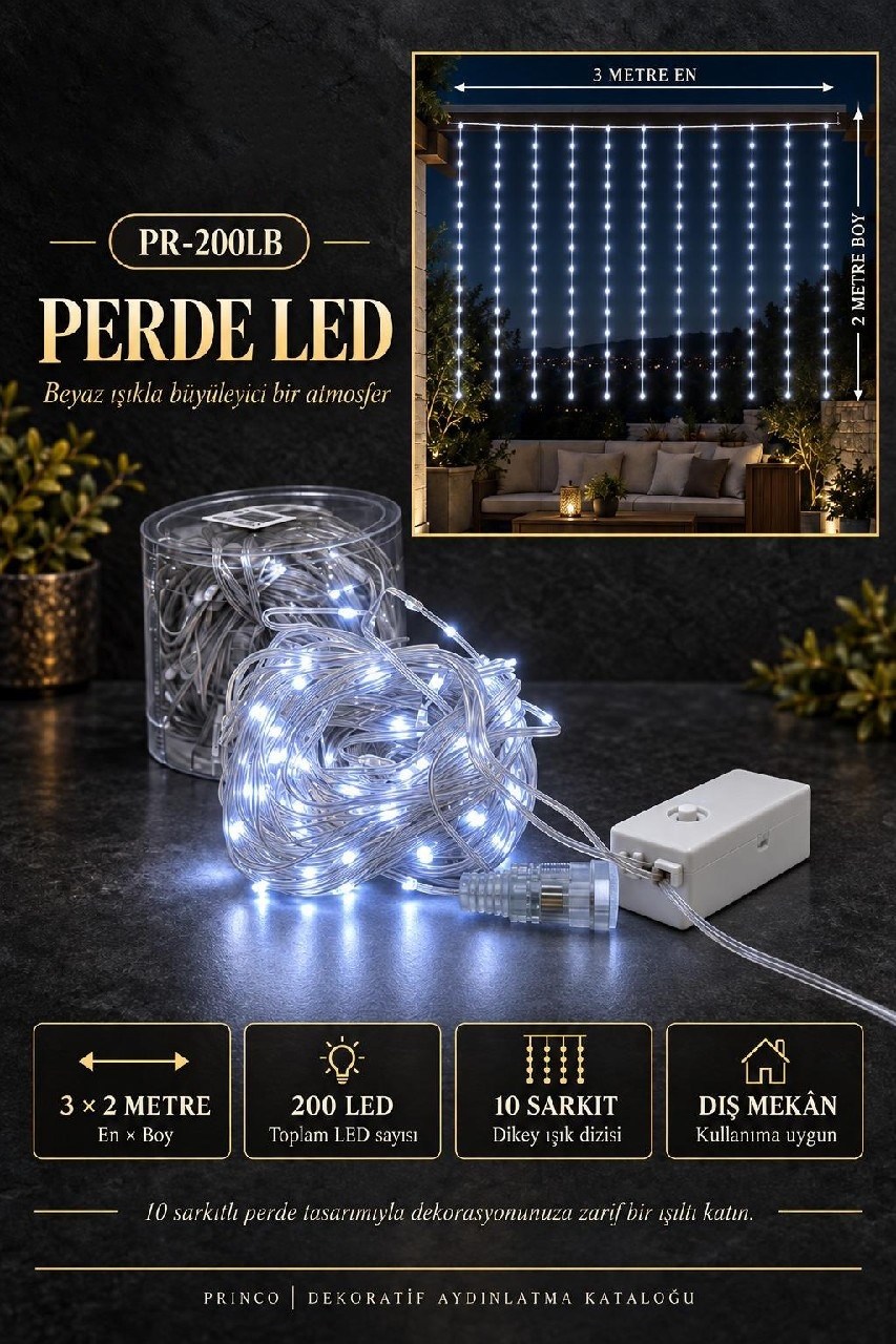 Princo 200LB LED Aydınlatma