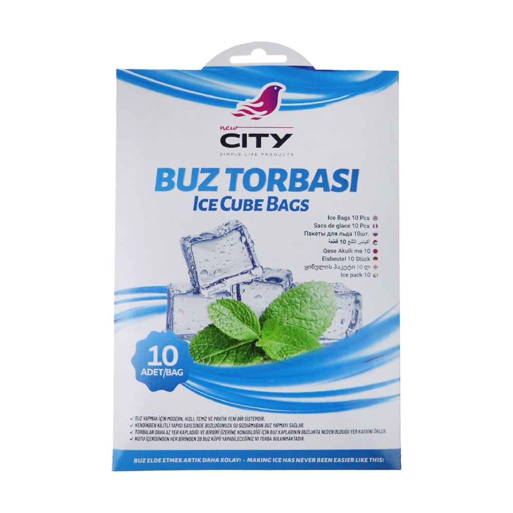 Q Clean Buz Torbası 10 Lu T-298