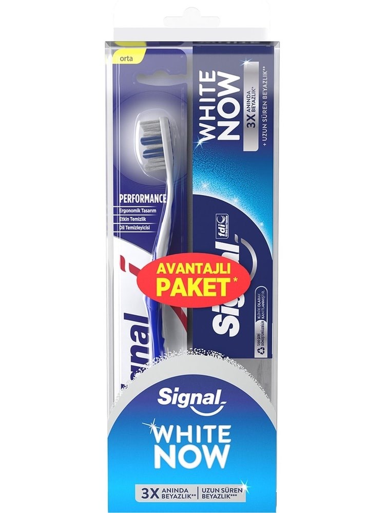 Signal Whıte Now 75ml Macun+Fırça