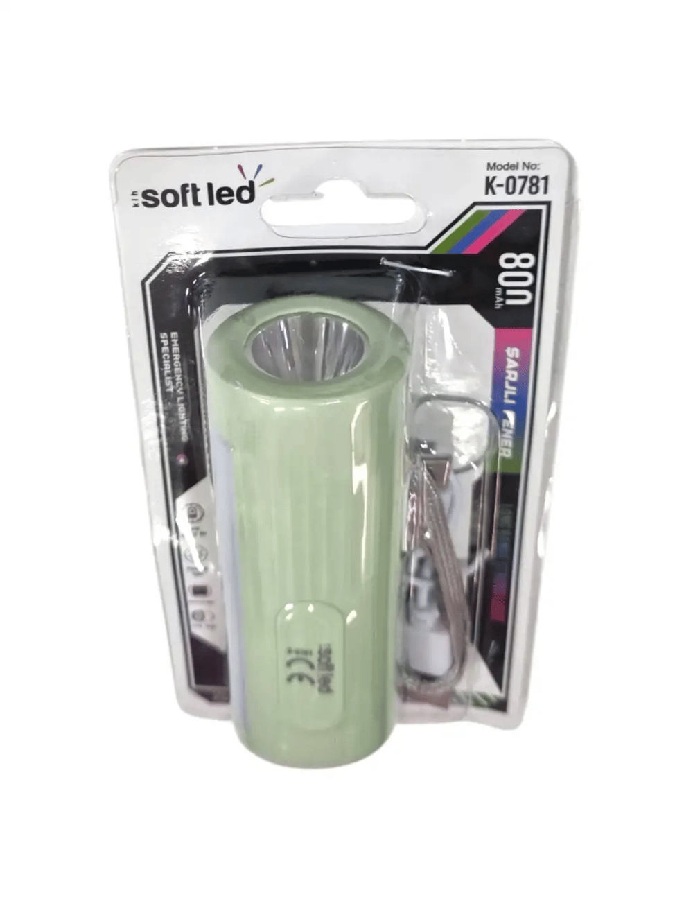 Softled Şarjlı El Feneri K-0781