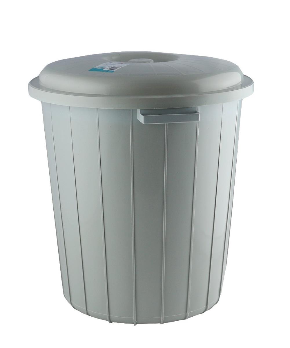 Tuffex Jumbo Gri Çöp Kovası 90lt Tp 453