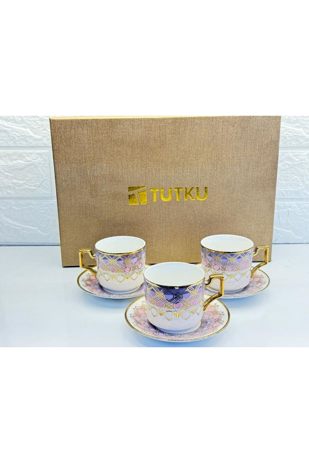 Tutku Porselen Kahve Takımı 6 Lı Yx04