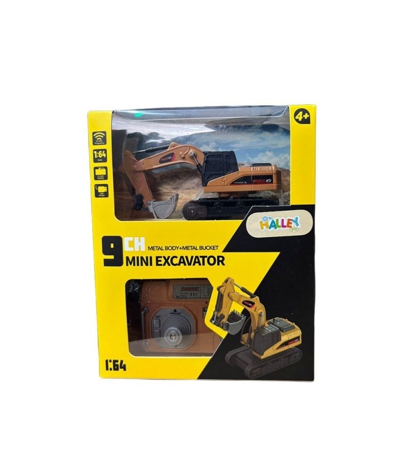 Uzaktan Kumandalı İş Makinesi 2.4 Ghz Metal Ekskavatör 9 Yönlü Z6756A