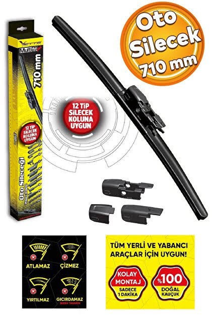 Vette Plus Multifit Araç Sileceği 710 mm