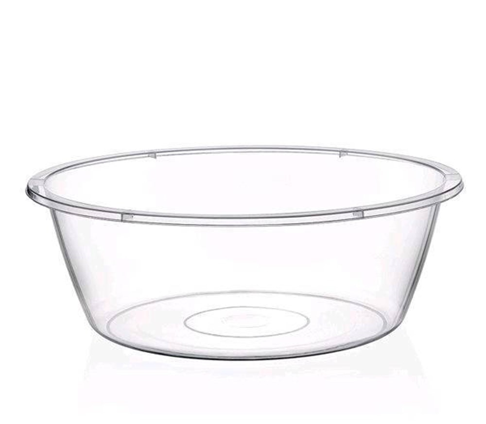 Polytime 6,5 Litre Yuvarlak Badya Şeffaf No:3 E-152