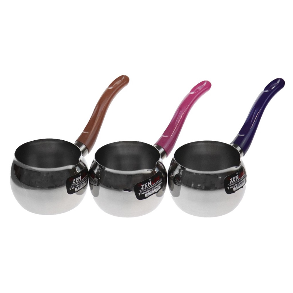 Zenlife Küre Kırmızı Kulp Cezve No:7