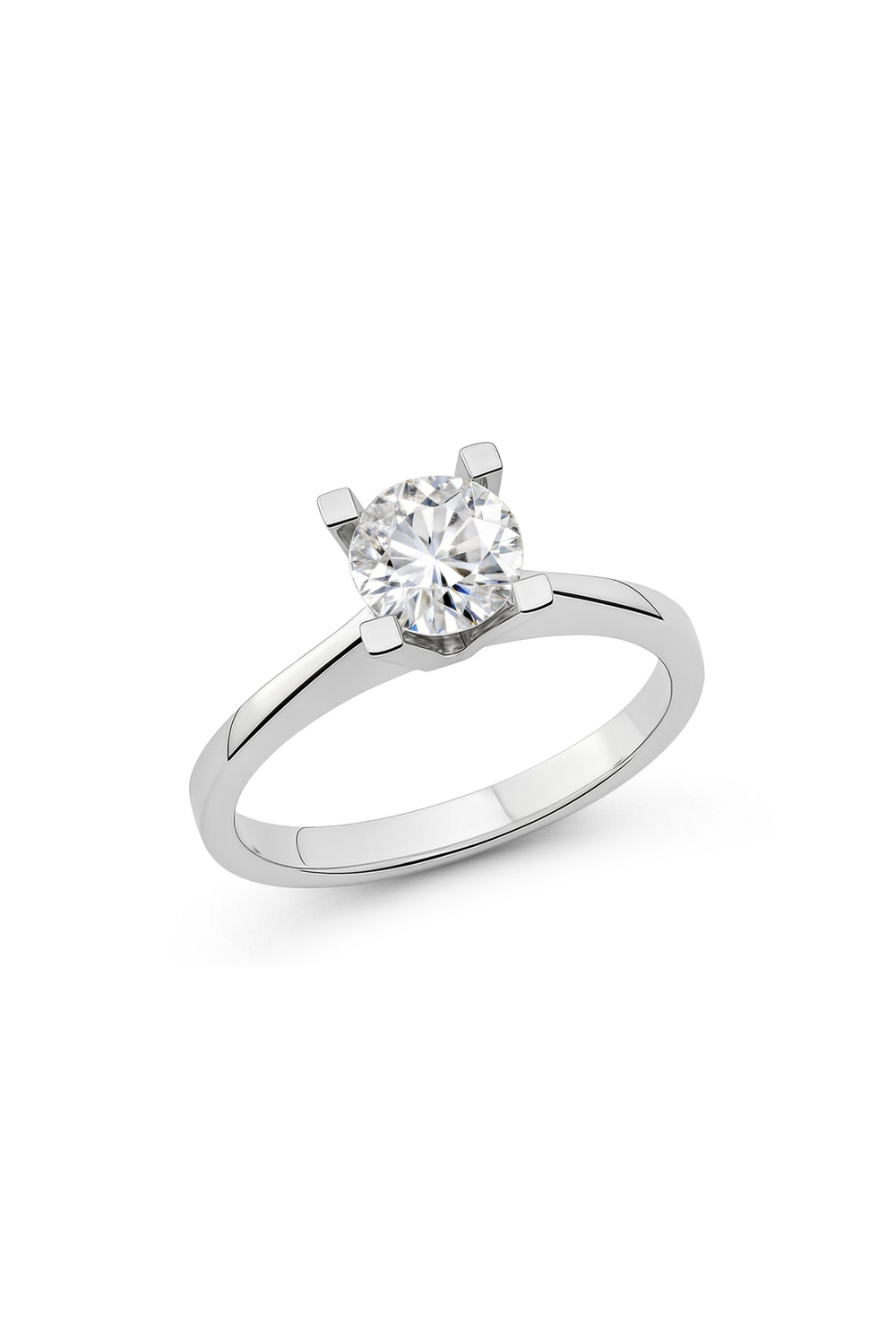 2.00 Ct Takoz Tırnak Lab Grown Pırlanta Tektaş Yüzük