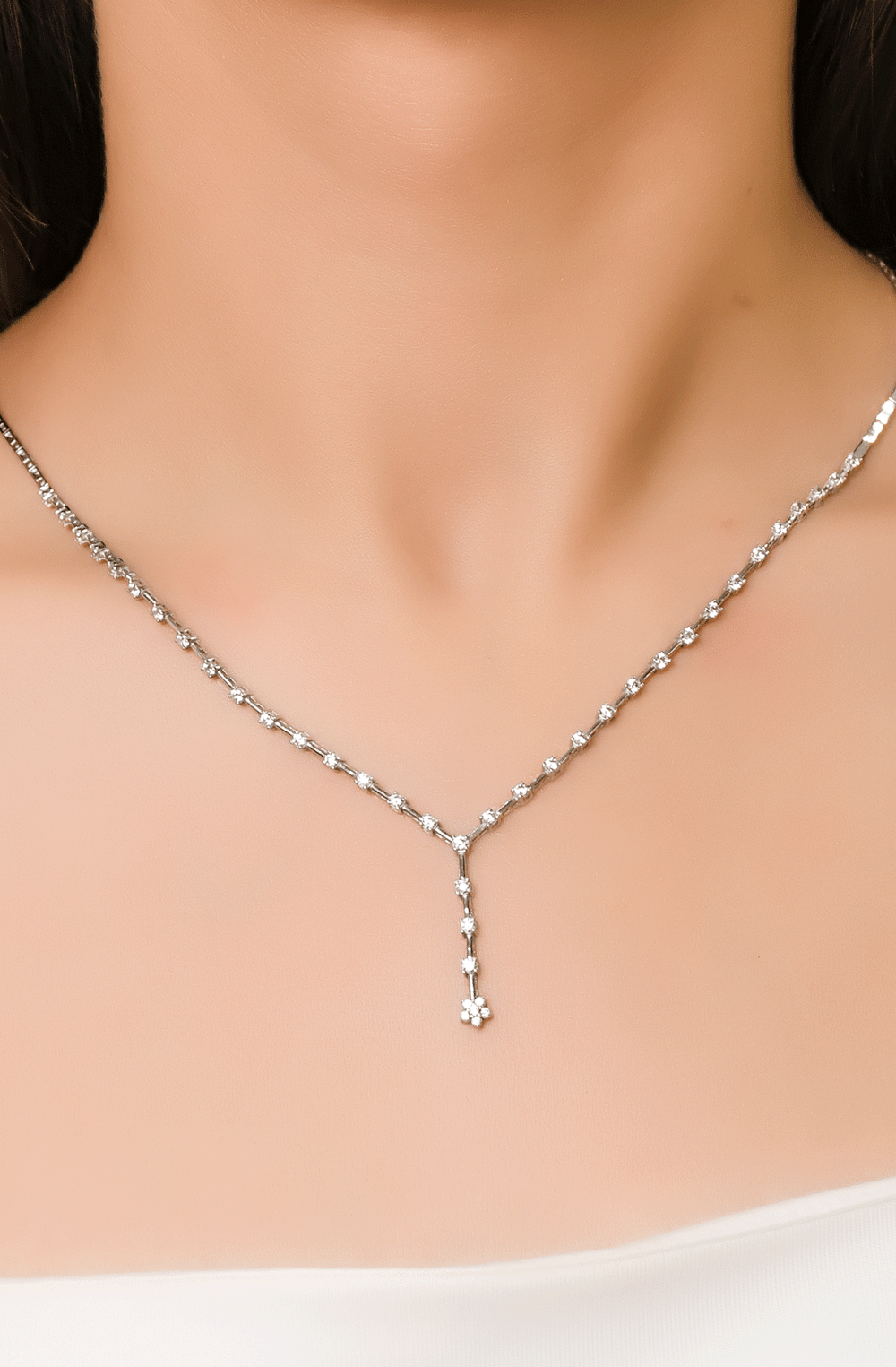 ÇİÇEKLİ KOLYE 14 AYAR A043419