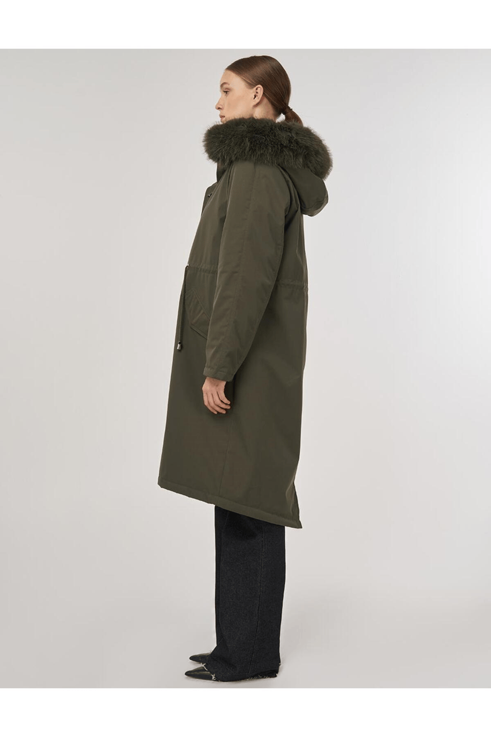 Kayra Cep Detaylı Anorak Mont Haki