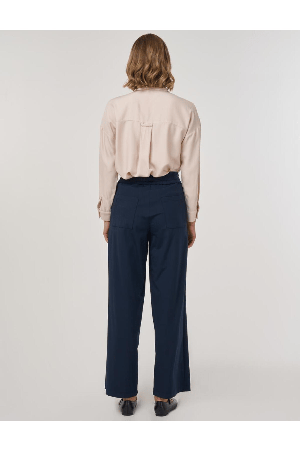 Kayra Rahat Kesim Rayon Pantolon Lacivert