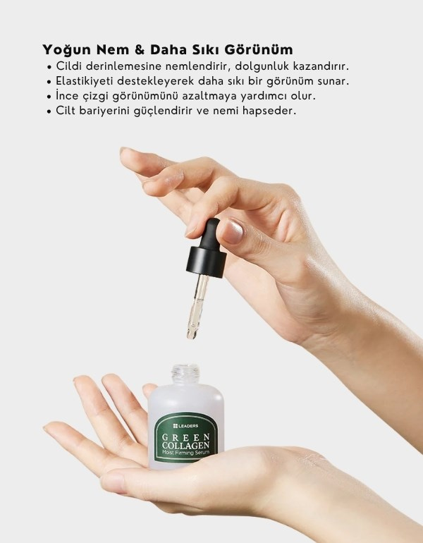 Green Collagen Moist Firming Serum | Nemlendirici ve Sıkılaştırıcı Cilt Serumu | 30ml	