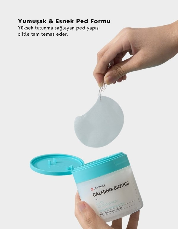 Calming Biotics Quick Soothing Pads | Hassas Ciltler İçin Yatıştırıcı Tonikli Ped | 80 Adet	