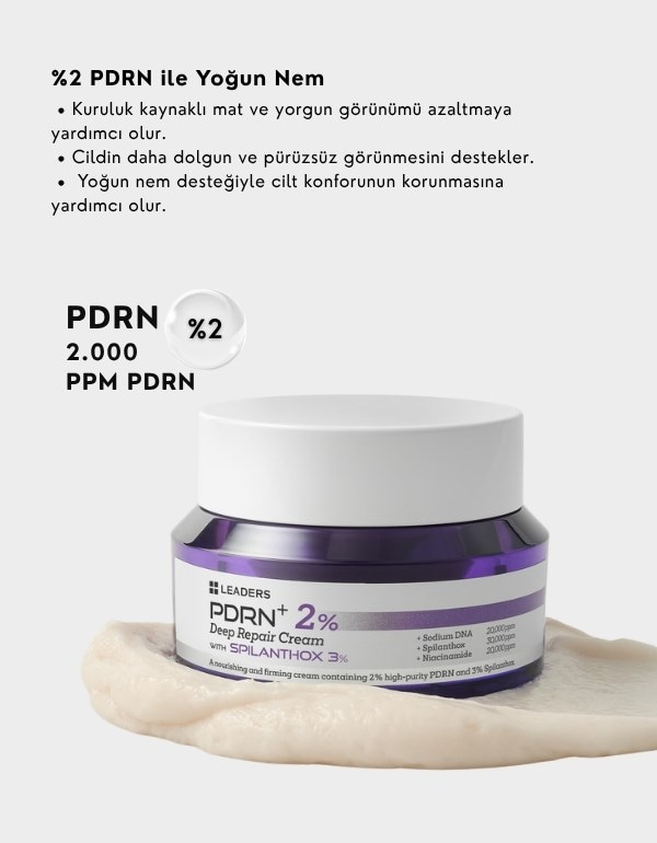 PDRN+ 2% Deep Repair Cream | %2 Somon DNA İçerikli Hücre Yenileyici Bakım Kremi | 50ml