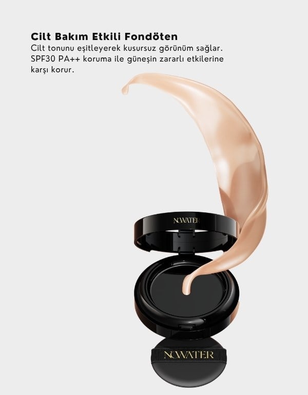 Prestige Skinfit Glow Cover Cushion SPF30 | Işıltılı Cushion Fondöten | 01 Ivory Bej