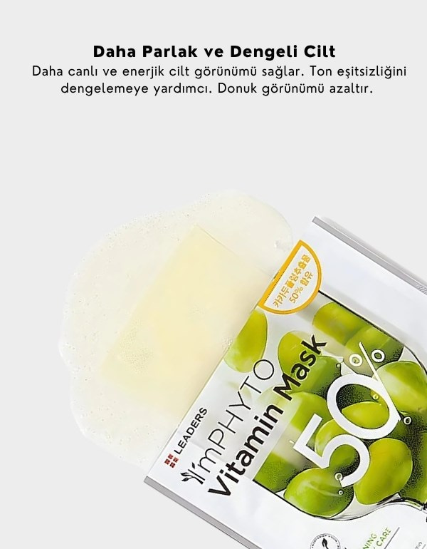 ImPHYTO Vitamin Mask | Aydınlatıcı Kağıt Maske