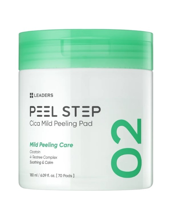 Peel Step Cica Mild Peeling Pad | Onarıcı & Yatıştırıcı Tonikli Ped | 70 Adet