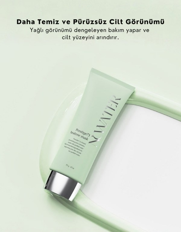 Prestige73 Tea Tree Mask | Gözenek & Akne Karşıtı Peeling Maske