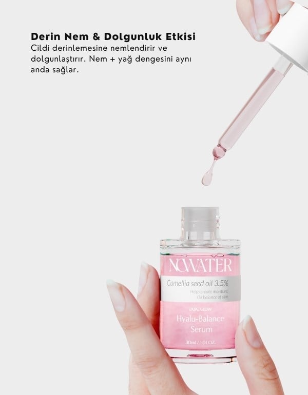 Dual Glow Hyalu Balance Serum | Çift Fazlı Nem ve Denge Serumu | 30ml