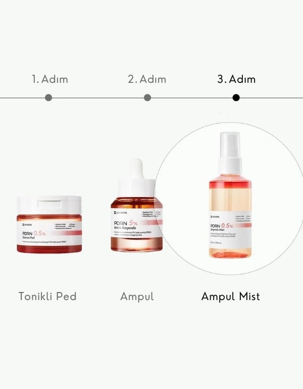 PDRN Ampul Mist | PDRN İçerikli Nemlendirici Yüz Spreyi | 100ml	