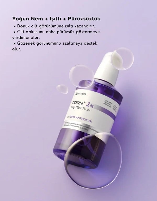 PDRN+ 1% Deep Glow Toner I Somon DNA İçerikli Aydınlatıcı & Canlandırıcı Tonik | 150ml