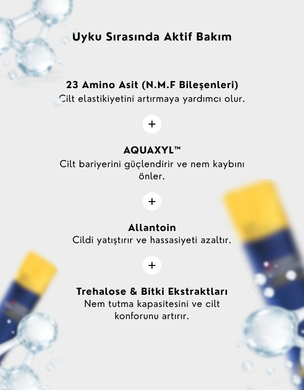 Pro Hydra Amino Sleeping Mask | Yoğun Nem Veren Gece Maskesi | 30 Adet