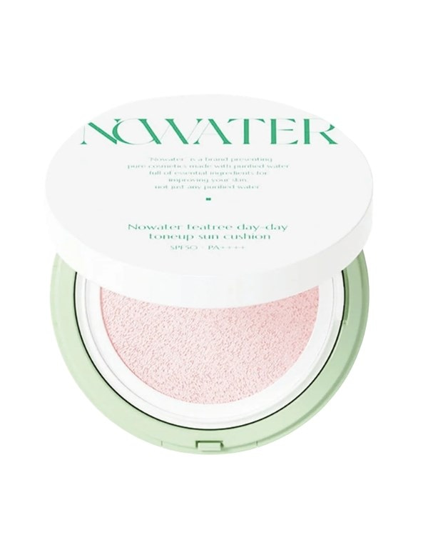 Teatree Day-Day Tone Up Sun Cushion SPF50+ | Çay Ağacı Özlü Renkli Güneş Kremi Cushion | 01 Romantic Light
