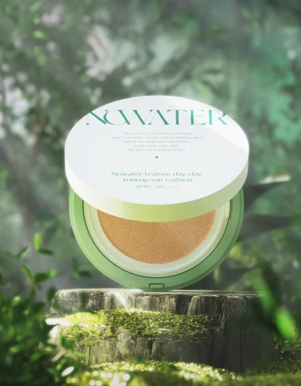 Teatree Day-Day Tone Up Sun Cushion SPF50+ | Çay Ağacı Özlü Renkli Güneş Kremi Cushion | 01 Romantic Light