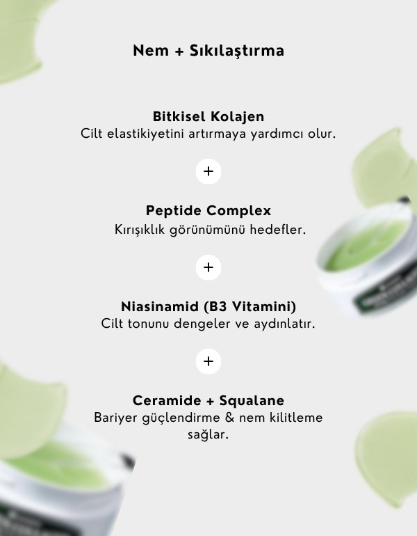Green Collagen Wide Eye Patch | Kırışıklık Karşıtı Göz Altı Maskesi | 60 Adet