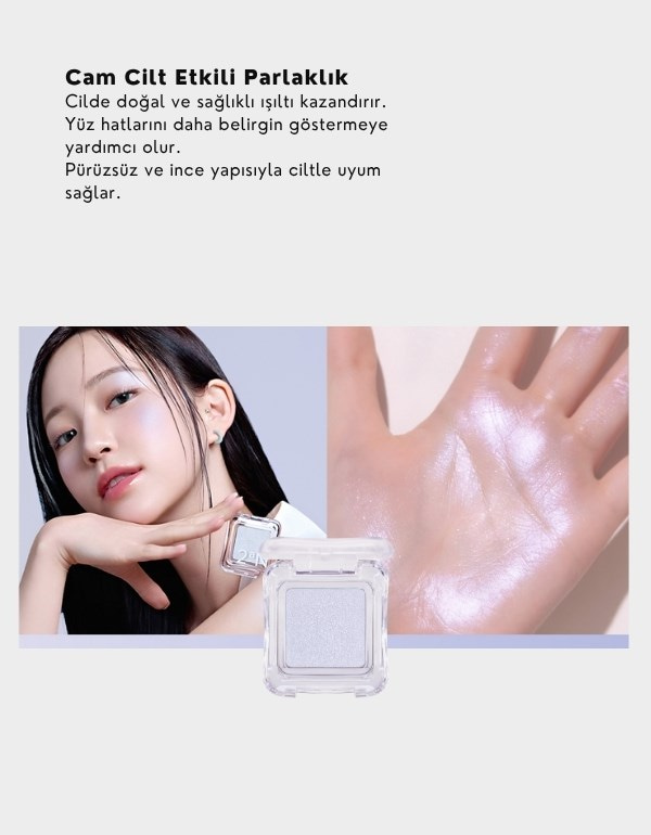 Pure Glash Highlighter | Glass Skin Toz Aydınlatıcı | BL01 Wave