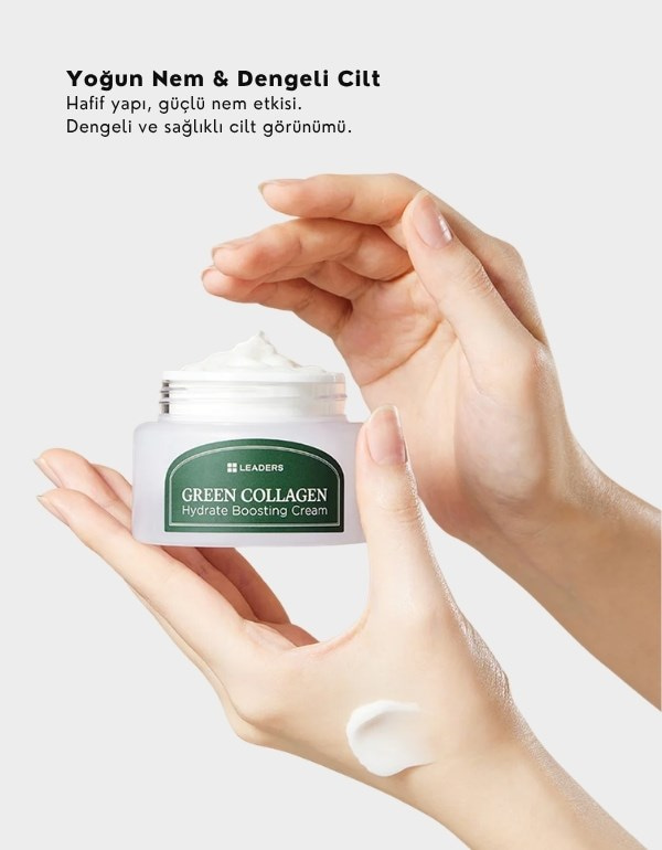 Green Collagen Hydrate Boosting Cream | Nemlendirici ve Cilt Bariyeri Destekleyici Yüz Kremi | 50ml	