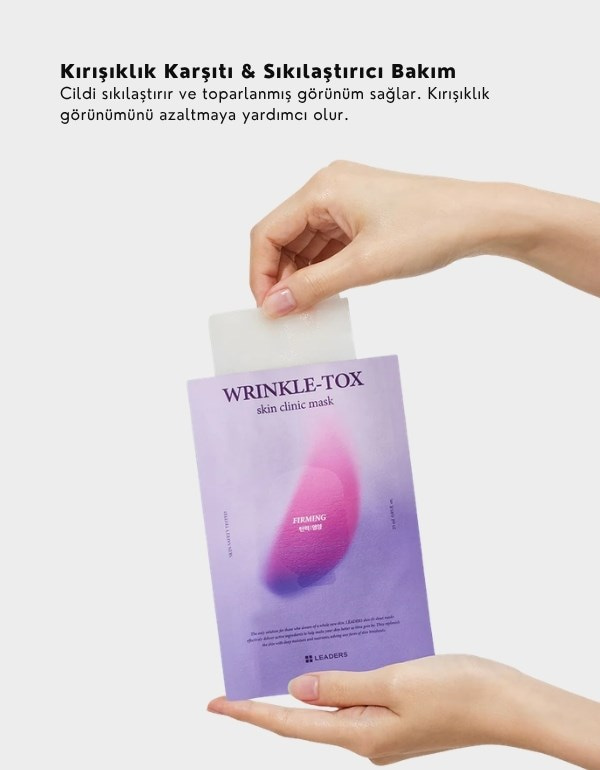Wrinkle-Tox Skin Clinic Mask | Kırışıklık Karşıtı Kağıt Maske