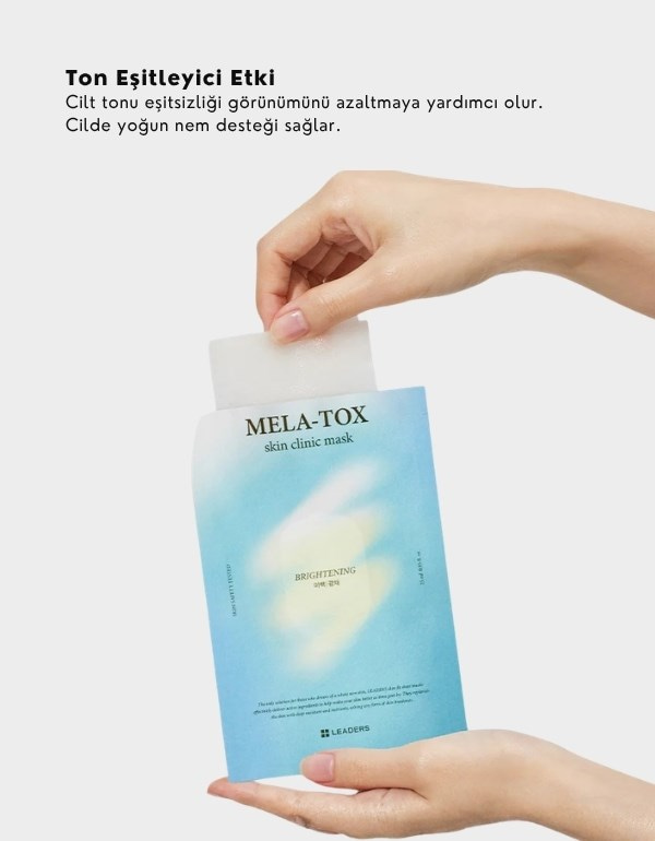Mela-Tox Skin Clinic Mask | Leke Karşıtı Aydınlatıcı Kağıt Maske
