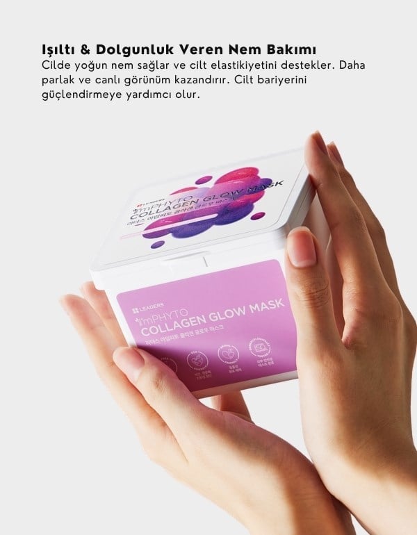 ImPHYTO Collagen Glow Mask | Kolajen Işıltı Maskesi | 20 Adet