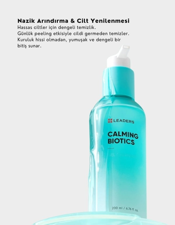 Calming Biotics Gel Cleanser | Hassas Ciltler İçin Yatıştırıcı Yüz Temizleme Jeli | 200ml	