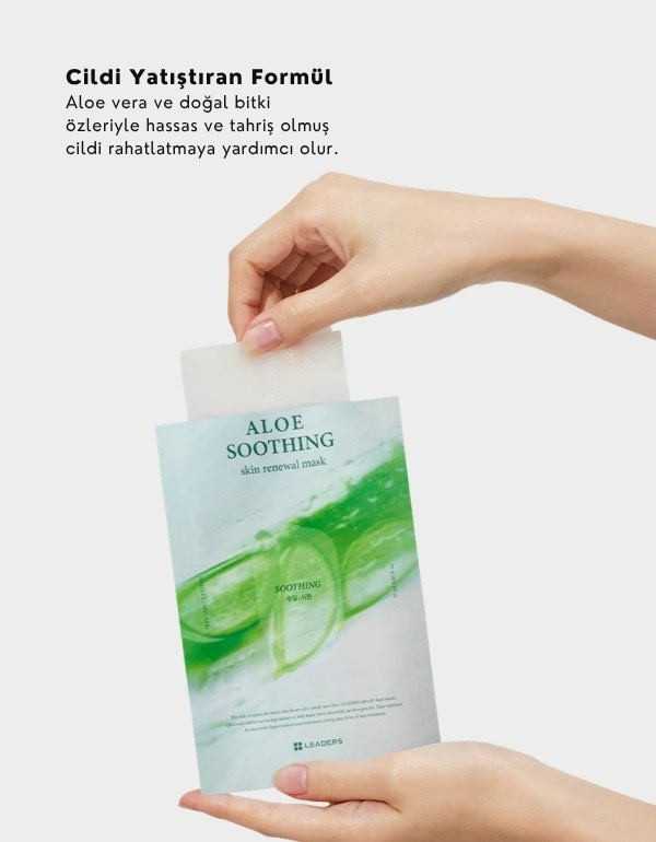 Aloe Soothing Skin Renewal Mask | Hassas Ciltler İçin Yatıştırıcı Kağıt Maske
