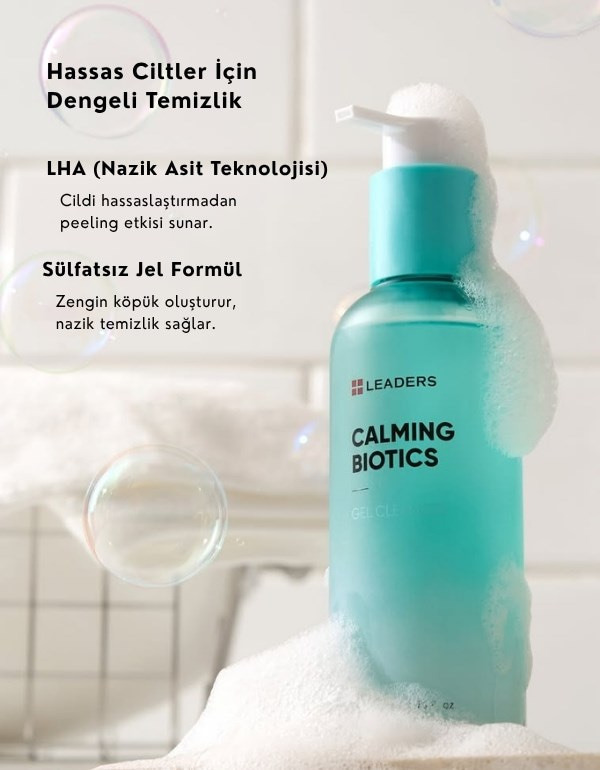 Calming Biotics Gel Cleanser | Hassas Ciltler İçin Yatıştırıcı Yüz Temizleme Jeli | 200ml	