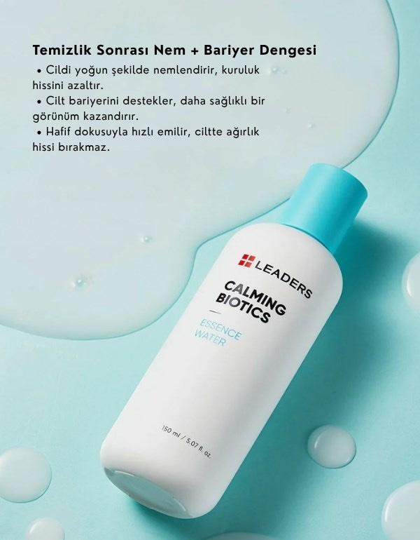 Calming Biotics Essence Water | Hassas Ciltler İçin Yatıştırıcı Tonik & Essence | 150ml	