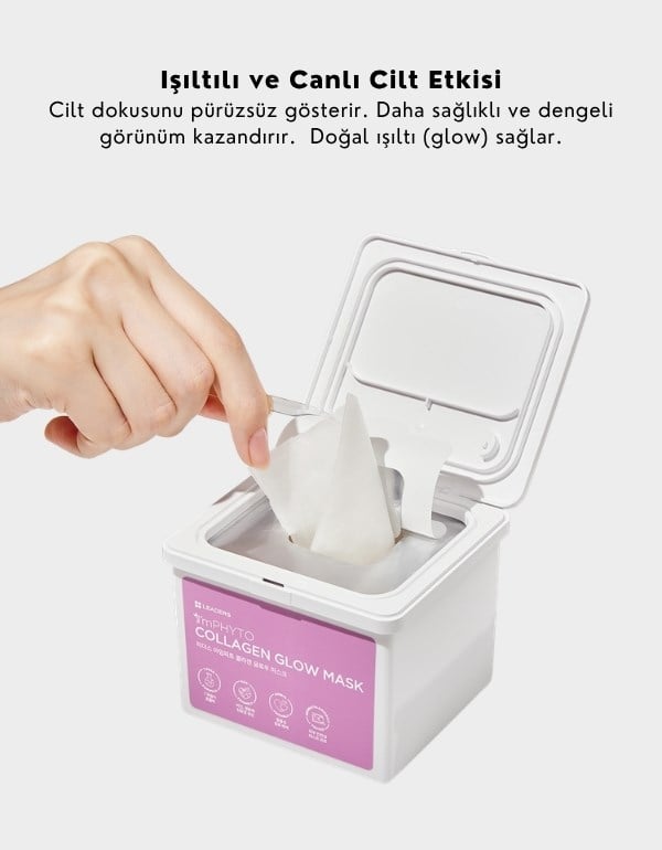 ImPHYTO Collagen Glow Mask | Kolajen Işıltı Maskesi | 20 Adet