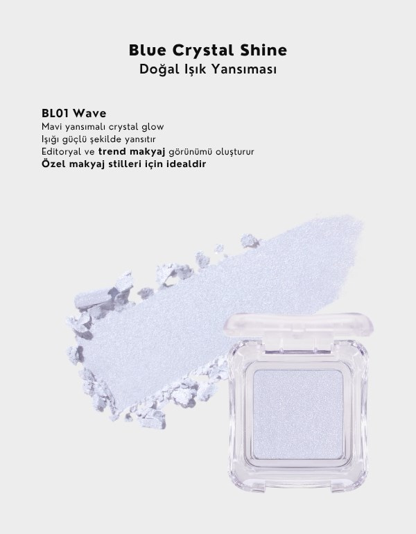 Pure Glash Highlighter | Glass Skin Toz Aydınlatıcı | BL01 Wave