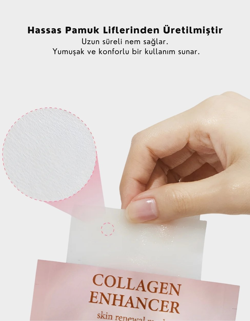 Collagen Enhancer Skin Renewal Mask | Kolajen Güçlendirici Cilt Yenileyici Kağıt Maske