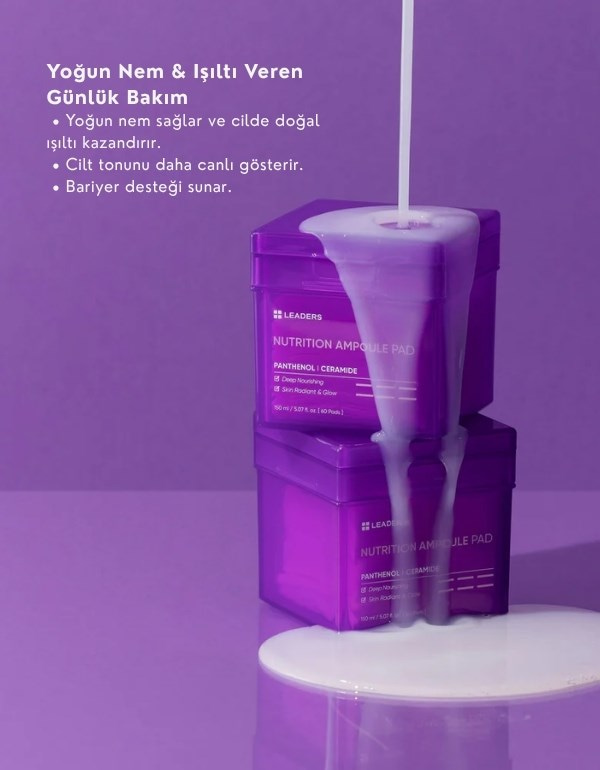 Nutrition Ampoule Pad | Nemlendirici ve Besleyici Tonikli Ped | 60 Adet