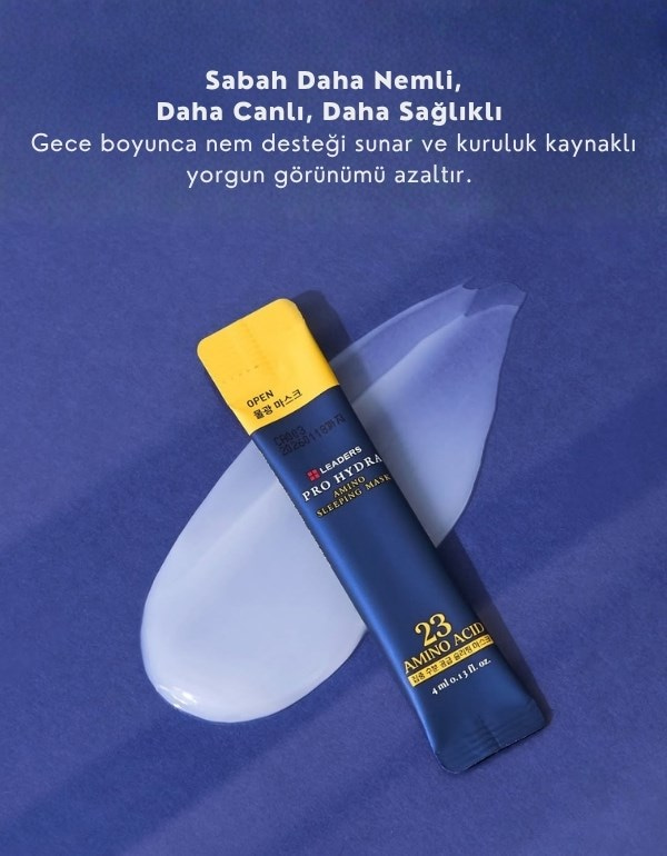 Pro Hydra Amino Sleeping Mask | Yoğun Nem Veren Gece Maskesi | 30 Adet