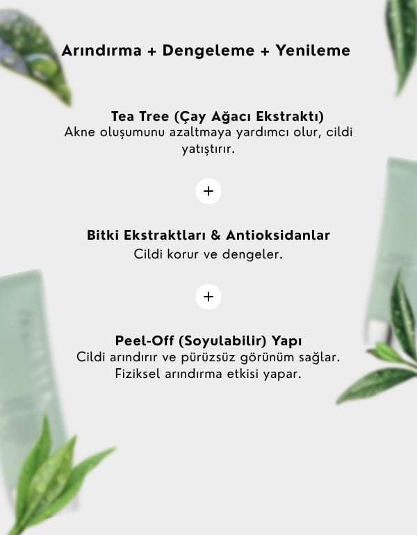 Prestige73 Tea Tree Mask | Gözenek & Akne Karşıtı Peeling Maske
