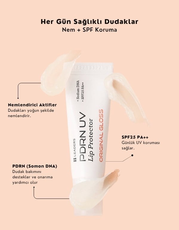 PDRN UV Lip Balm SPF25 PA++ | Güneş Koruyucu Dudak Nemlendirici | Original