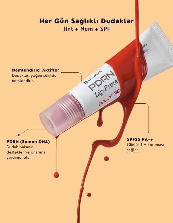 PDRN UV Lip Balm SPF25 PA++ | Güneş Koruyucu Dudak Nemlendirici | Daily Rose