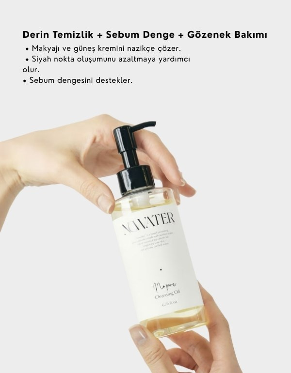 No Pore Cleansing Oil | Gözenek Temizleyici Yüz Temizleme Yağı | 200ml