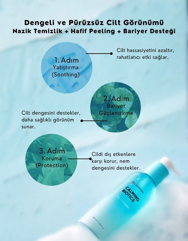 Calming Biotics Gel Cleanser | Hassas Ciltler İçin Yatıştırıcı Yüz Temizleme Jeli | 200ml	