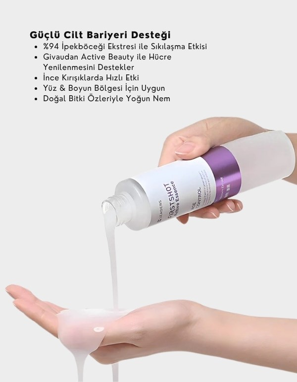 First Shot Active Essence | Yaşlanma Karşıtı Esans | 30ml
