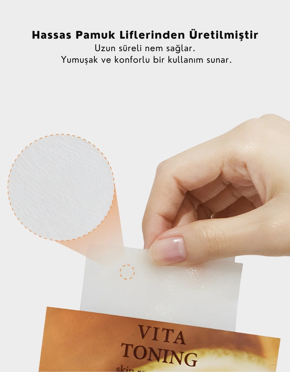 Vita Toning Skin Renewal Mask | Aydınlatıcı ve Cilt Tonu Eşitleyici Kağıt Maske