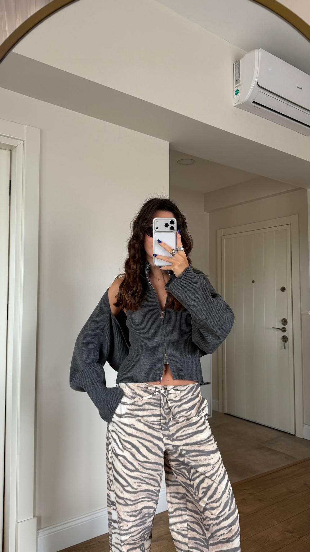 FERMUARLI BOLERO DETAYLI 2'Lİ TRİKO BLUZ